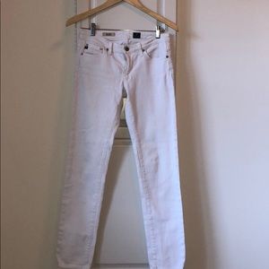 AG brand white jeans